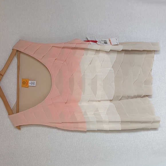 NWT Ruby Rd. Women's "Moroccan Sands" Tank Top Fish Scale Detail. Size 2X - Picture 1 of 8